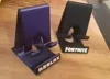 Phone stand with logos