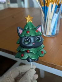 Sapin de Noël chat — photo 5