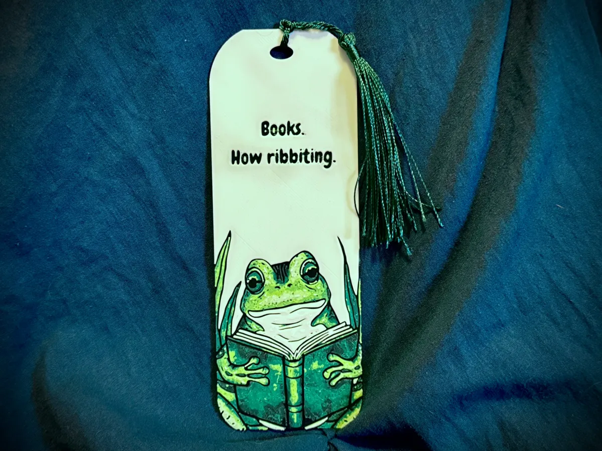 Frog Bookmark: 
