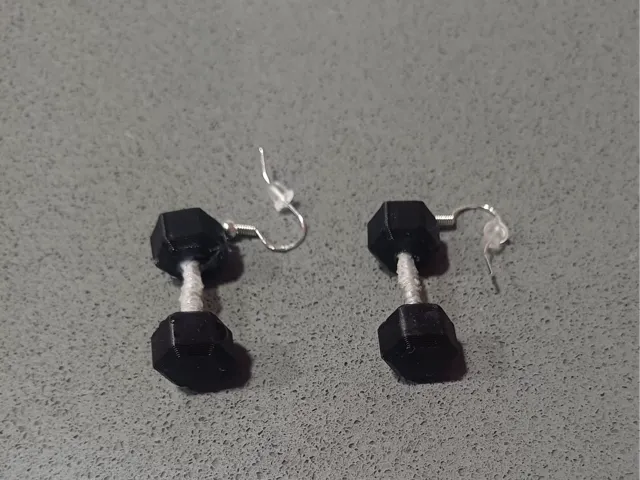 pendientes de mancuernas