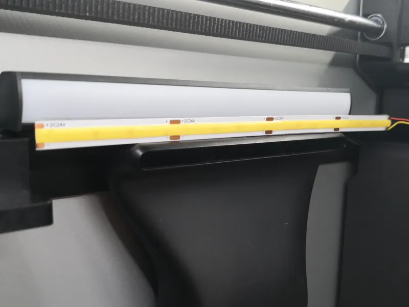 LED-Zusatzbeleuchtung für 3D-Druckerraum