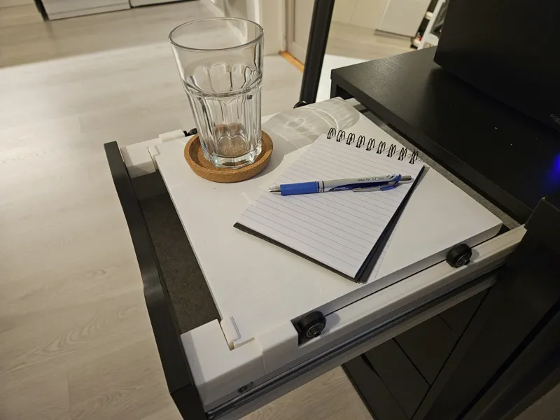 Table-in-a-Drawer (IKEA ALEX Drawer Unit)