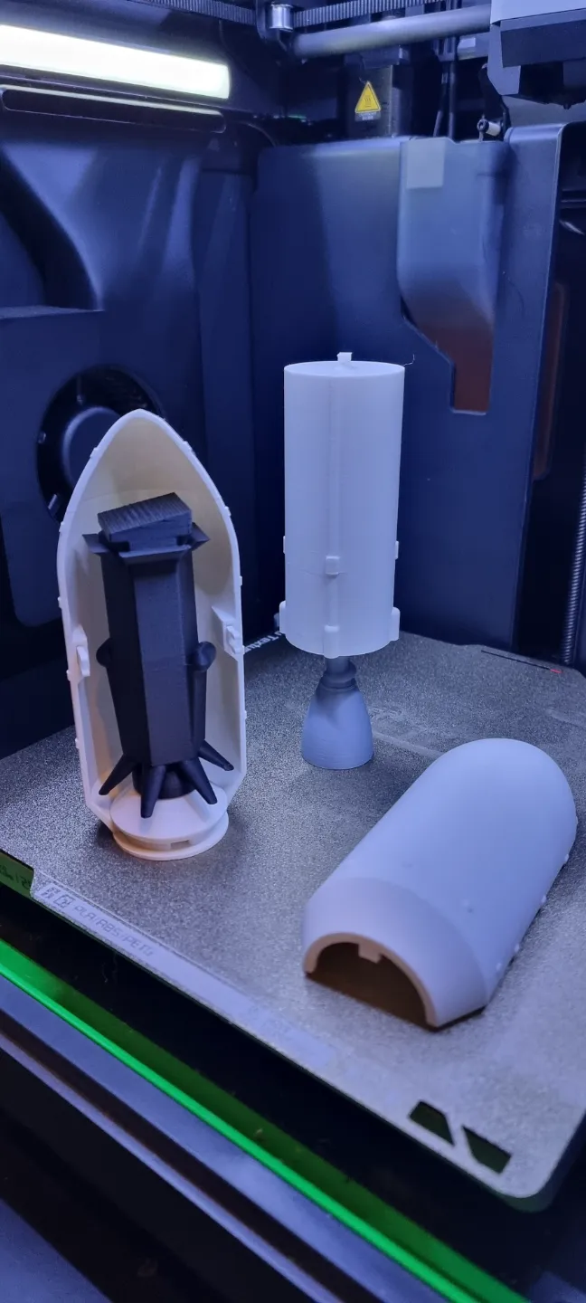 IM-1 simplified scaled payload for 1:96 Falcon 9