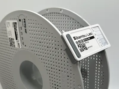 Bambu/Sunlu Spool Swatch Card Holder Clip
