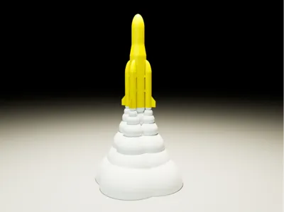 Rocket liftoff