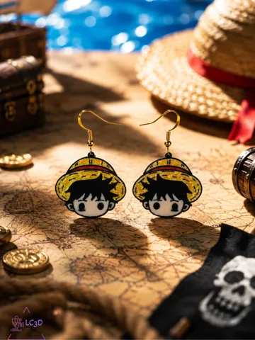 Pendientes: Monkey D Luffy earrings — vista de referencia 2