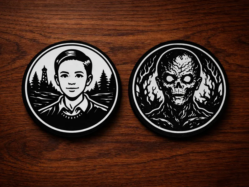 Stranger Things: Reversible Coaster Vecna