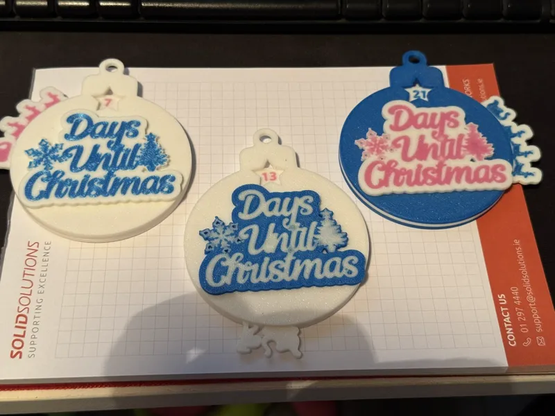 Countdown to Christmas Bauble,