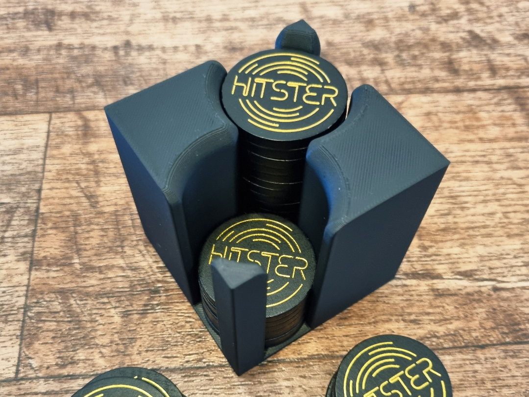 Hitster Tokenhalter für Sammelkartenbox