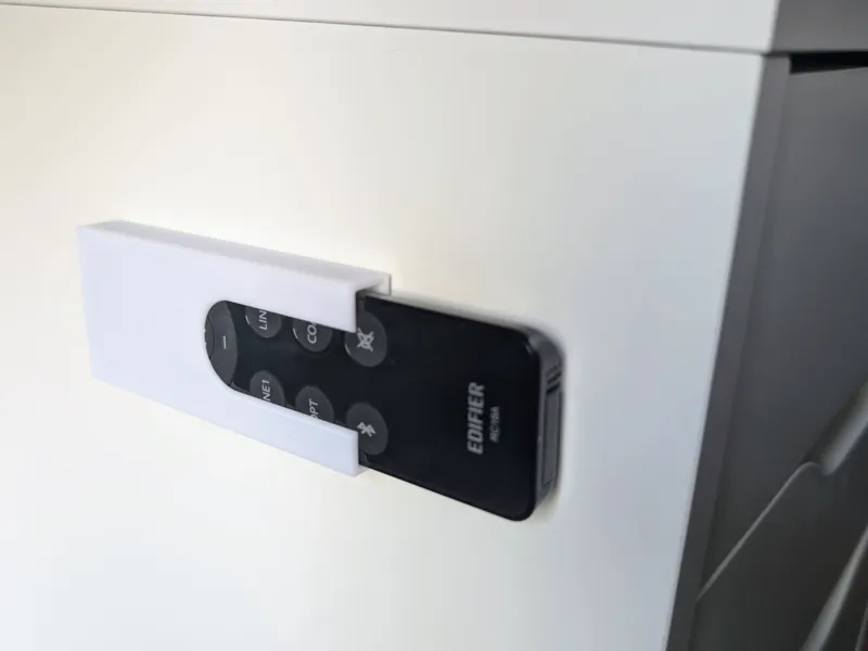 Edifier R1855DB controller under desk mount