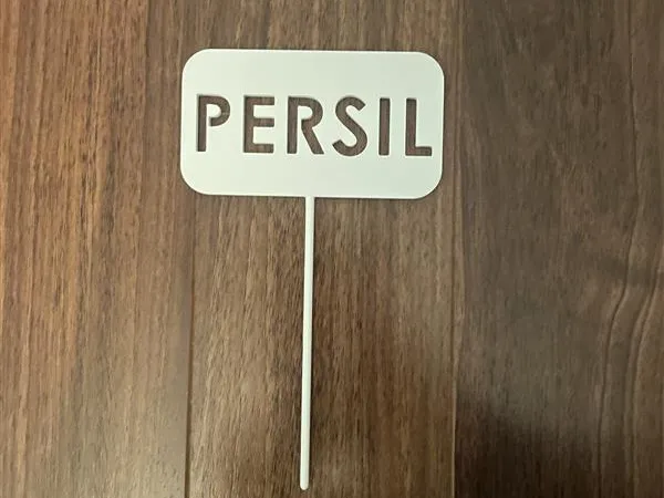 Pancarte Persil pour jardin