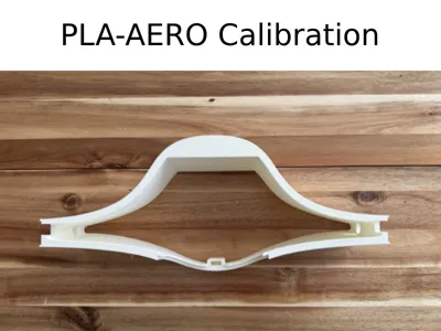 PLA AERO Calibration Guide and Test Models for X1C