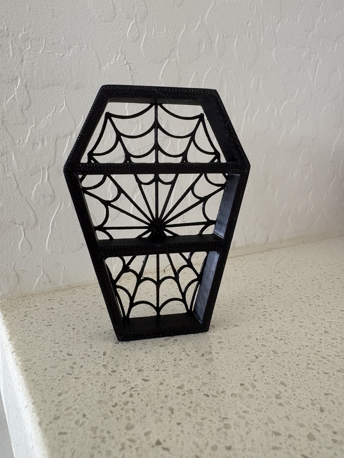 Halloween Coffin Shelf|Gothic Decor Display Shelf - 1