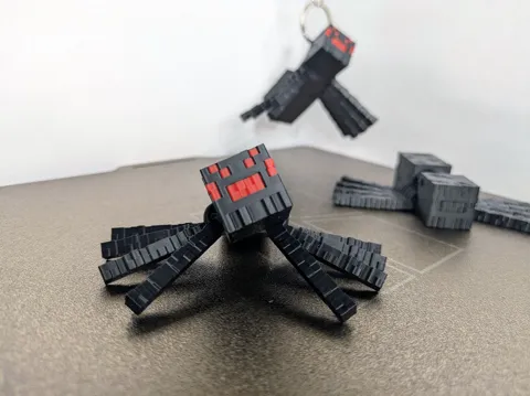 8 bit Spider -Print in place Articulated