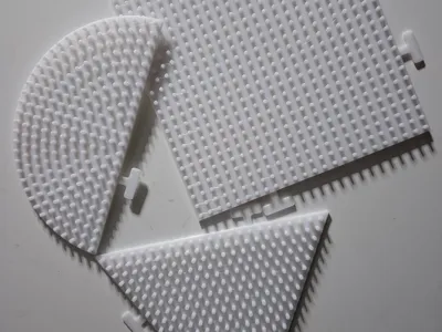 Modular Hama peggboards for ironing beads 