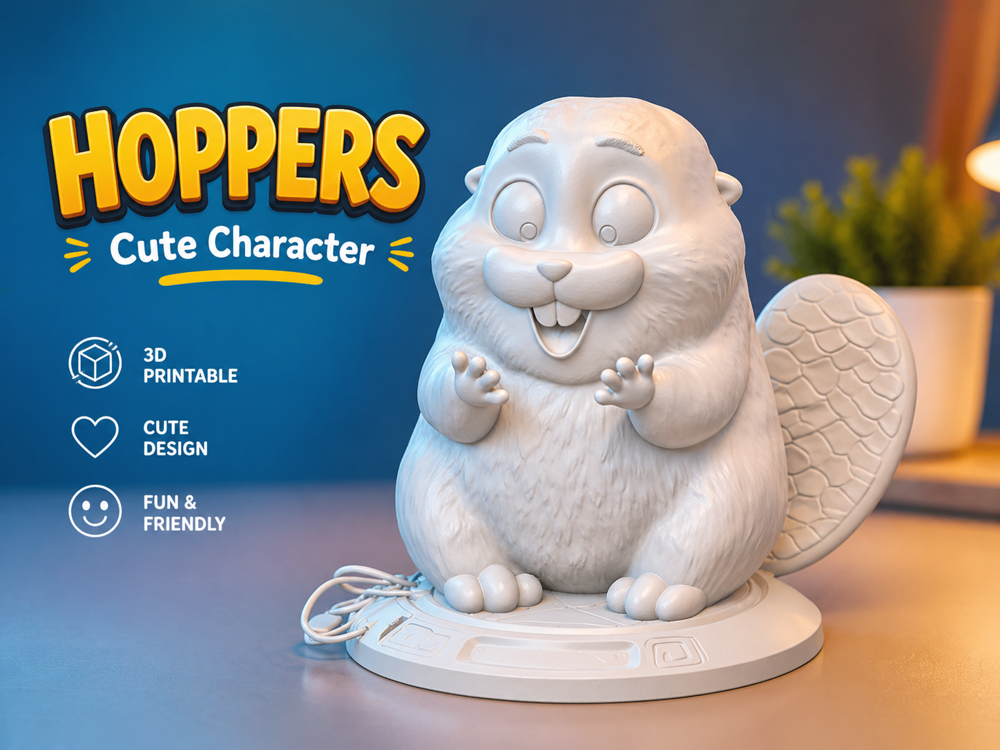 Mini Hoppers Beaver Figure – from the movie