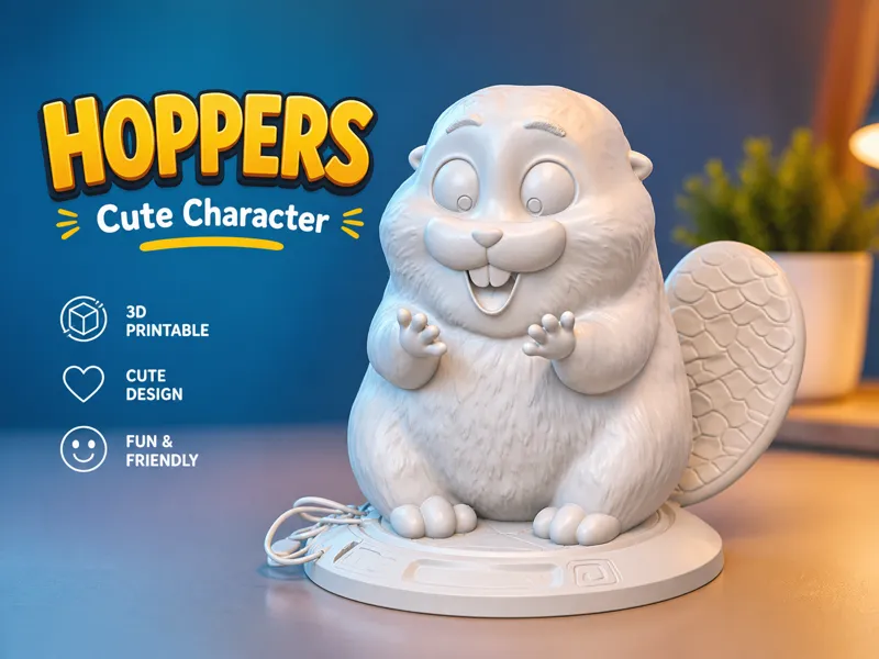 Mini Hoppers Beaver Figure – from the movie
