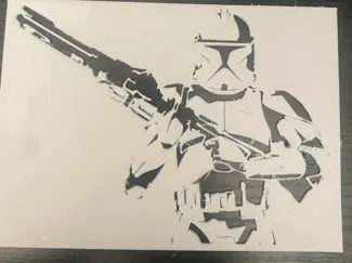Clone Trooper Stencil