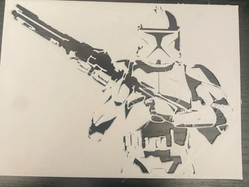Clone Trooper Stencil