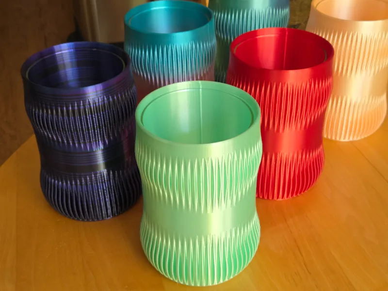 Vase With Option To Insert Glass Liner