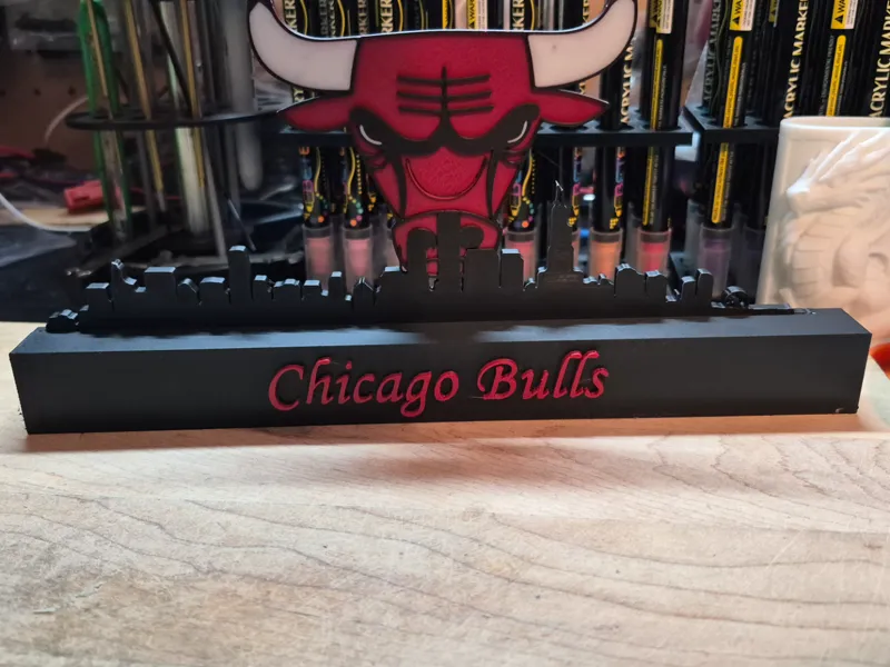 Chicago Bulls Skyline