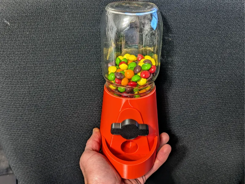 Mason Jar Candy Machine Pin Fix