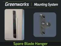 Lawn Mower Blade Hanger | Wall Mount