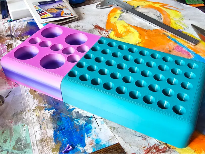 Oil Pastel Holder 3 sizes for 55 pastels