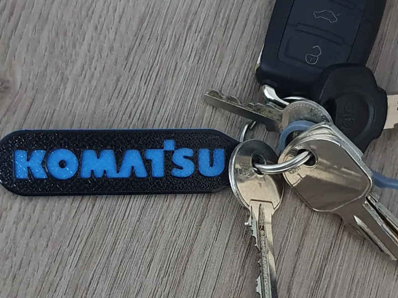 Komatsu TPU keychain No AMS needed