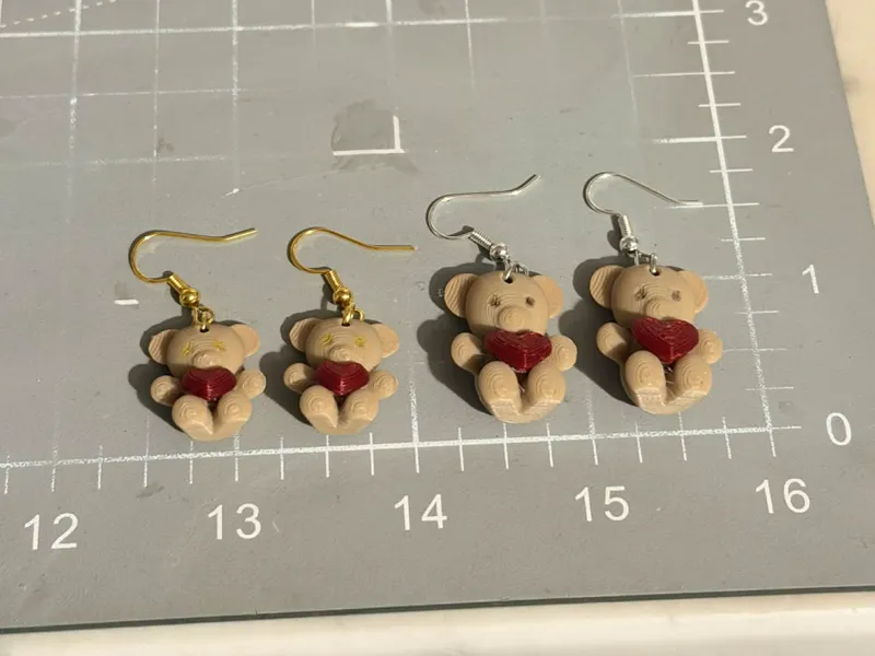 teddies with a red heart
