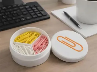 Paper Clips with a Paper clip box
