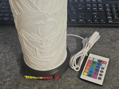 Dragonball Z SonGoku Lampe led kit 001 Lithophane