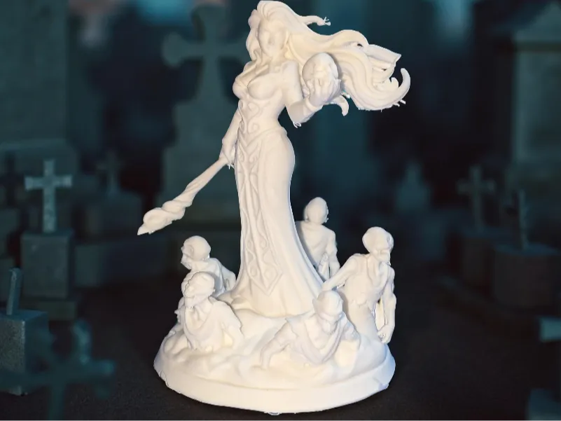 Figurine nécromancienne humaine (version 2)