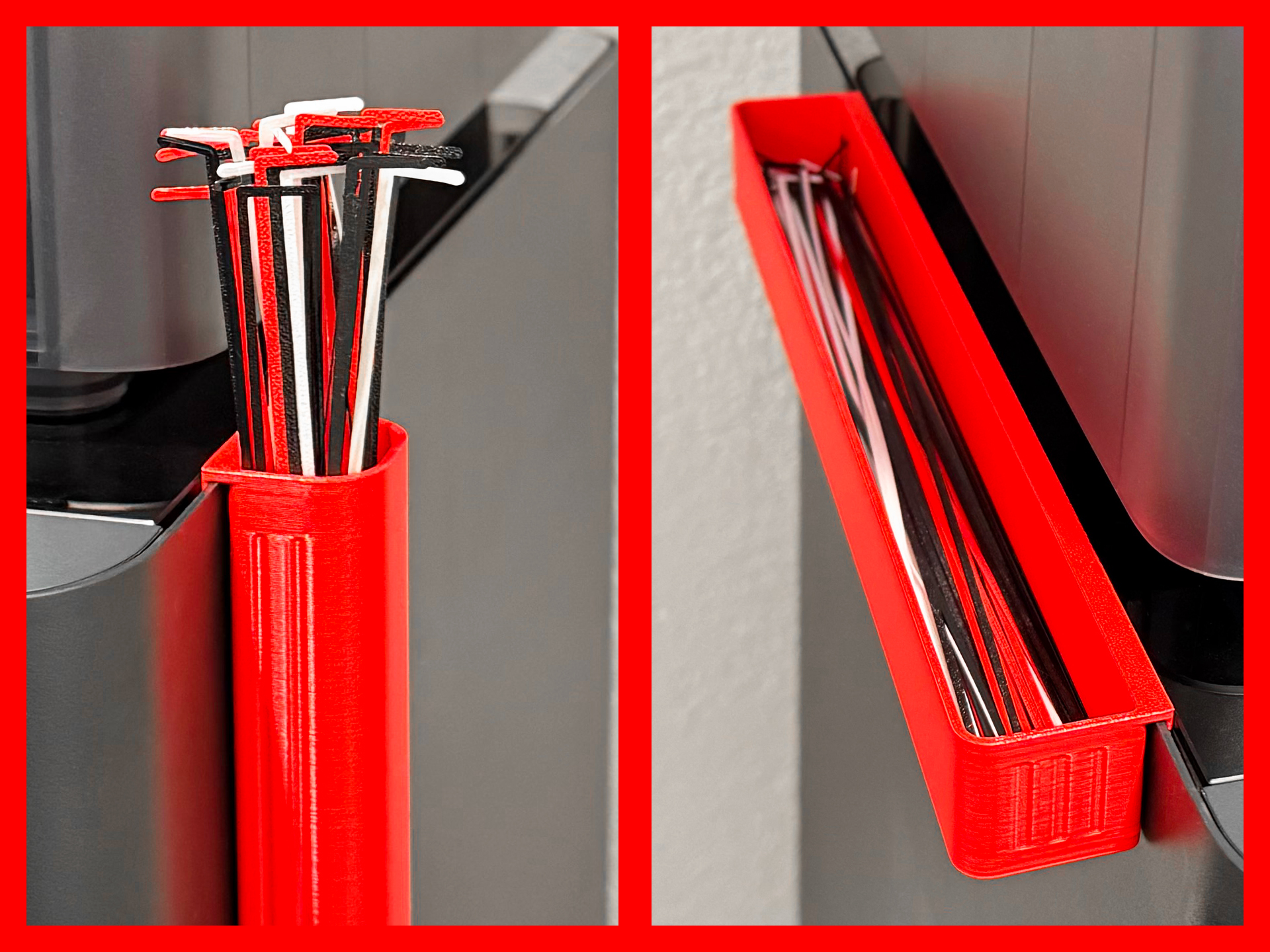 Purge Line Bin for P1 & X1 Poop Lines - 2 Versions