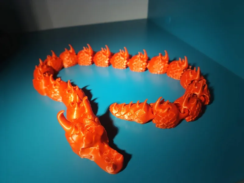 Articulated decorative dragon