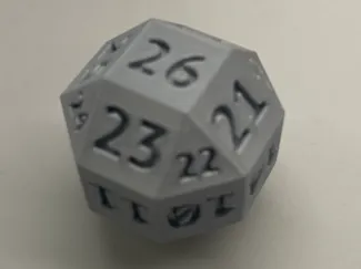 Novelty Dice - 26 sides (D26)