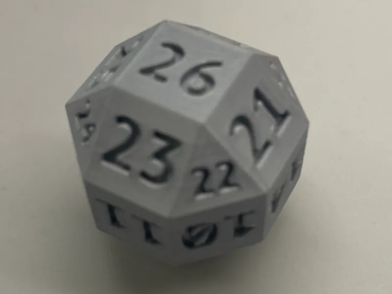 Novelty Dice - 26 sides (D26)