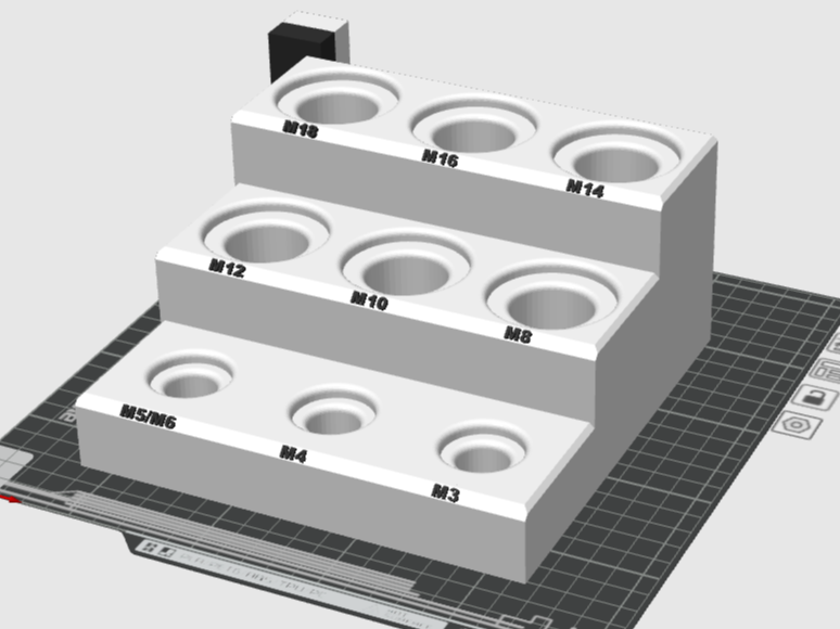 Gewindebohrer-Organizer „ThreadMaster Pro“