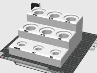 Gewindebohrer-Organizer „ThreadMaster Pro“