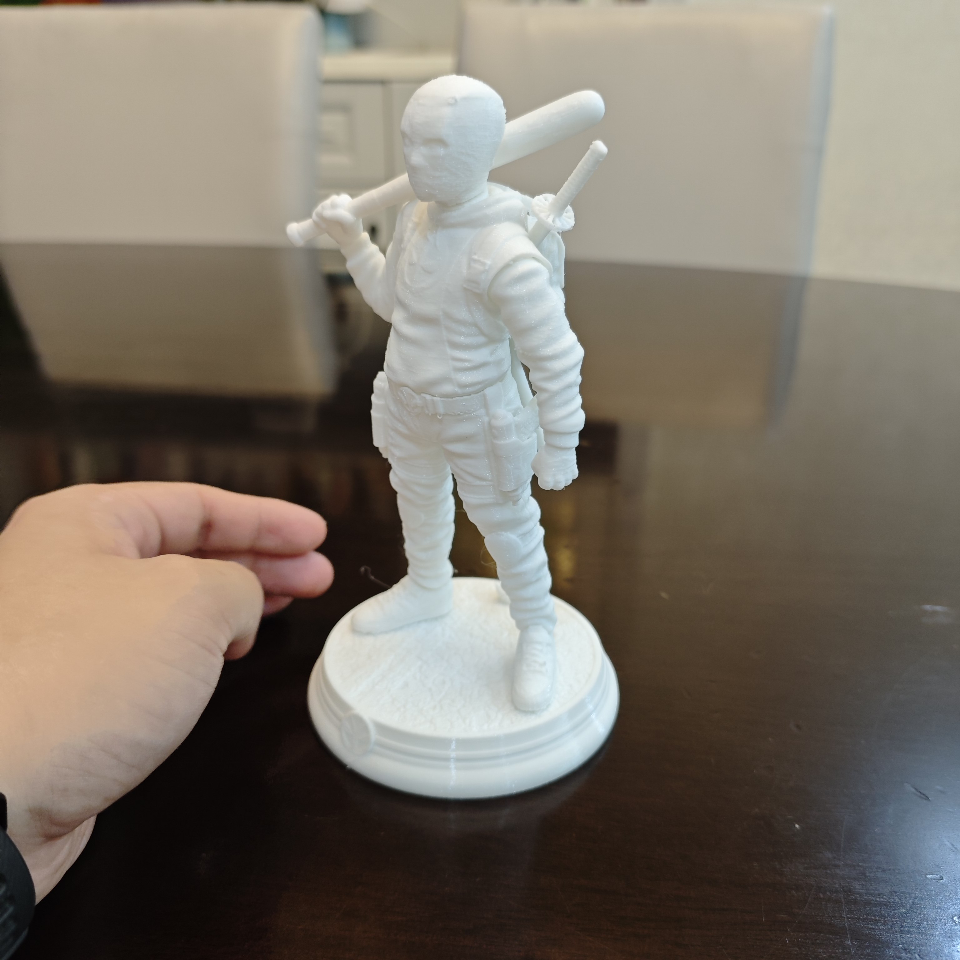 Miniatura 2 do modelo 3D 死侍 所见即所得 手办 模型摆件玩具 优化支撑 新手好打 一键打印