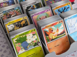 Pokemon Card sorting tray