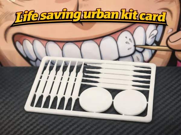 Carte kit de survie urbaine