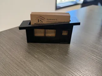 Modern Construction Business Card Holder