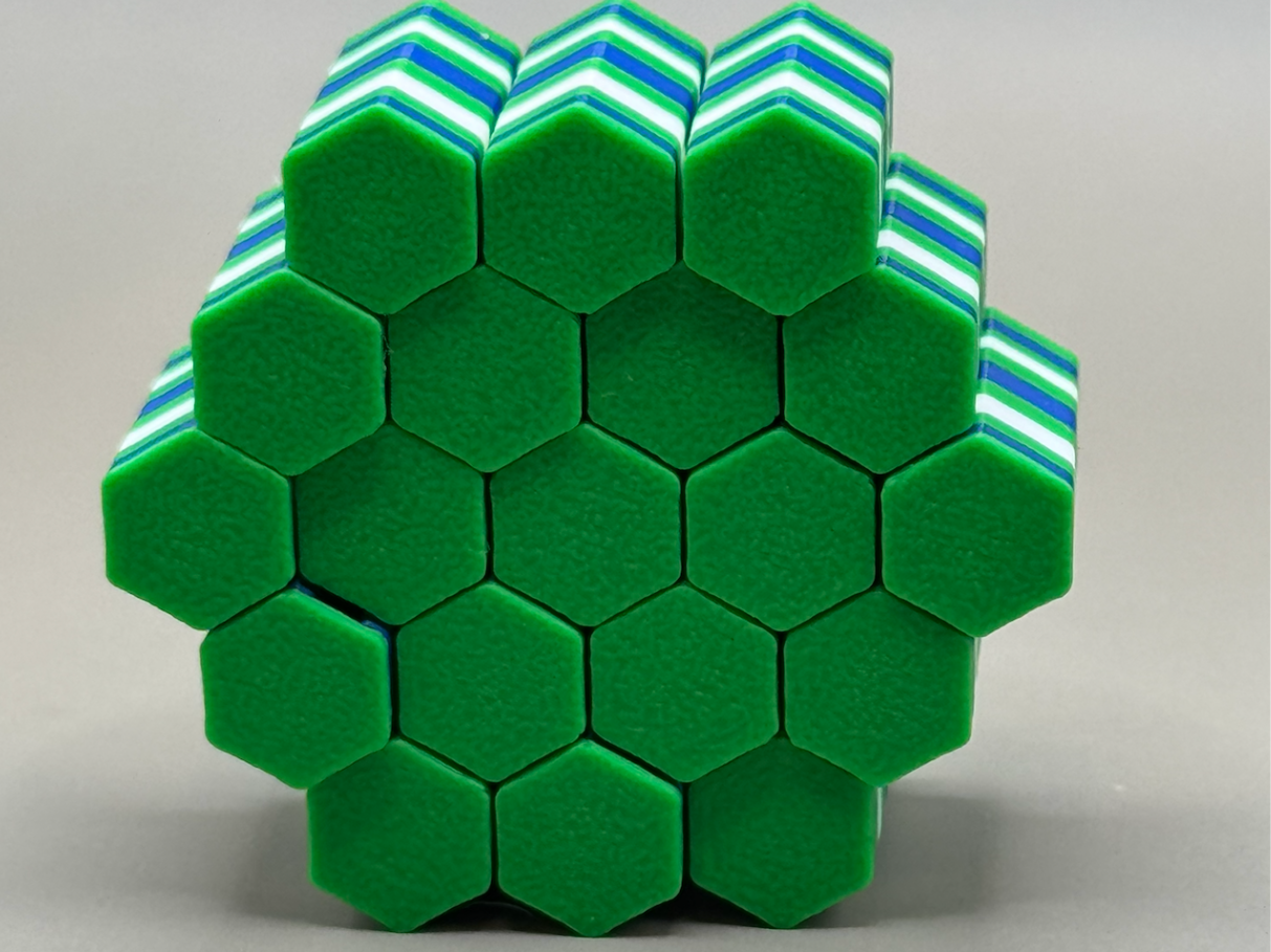Seahawks colored hex fidget + single color