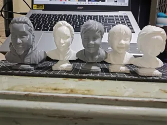 my  family bust models