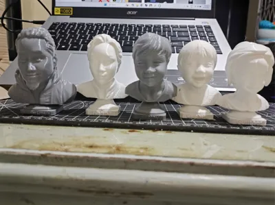 my family bust models