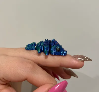 articulated minis baby spike dragon by Bash Studio 3D MakerWorld ...