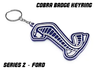 Cobra Badge Keyring