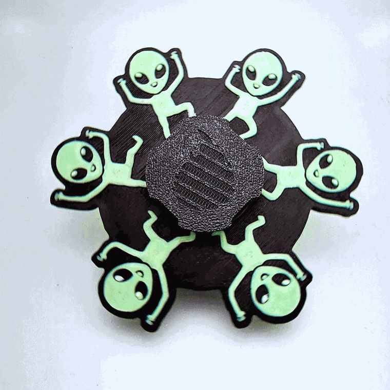 Alien Dance Zoetrope Spinner (READ DESCRIPTION)