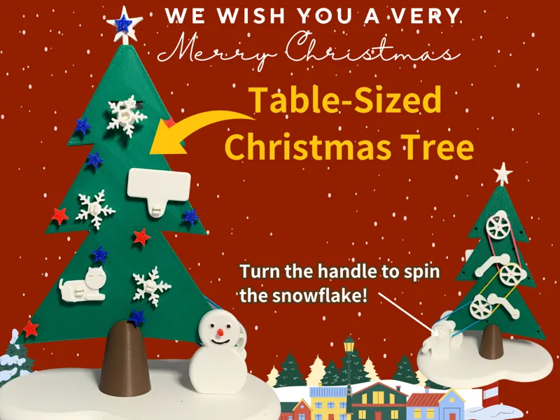 Table-Sized Christmas Tree